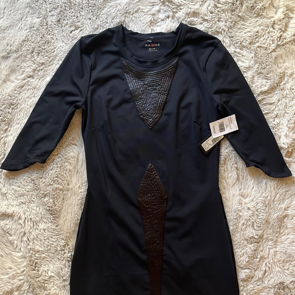 NWT $280 Saks Payone bodycone dress size L - Picture 2 of 9